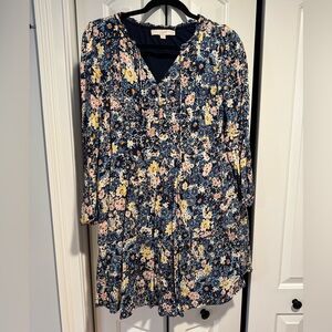 Floral V-Neck Dress